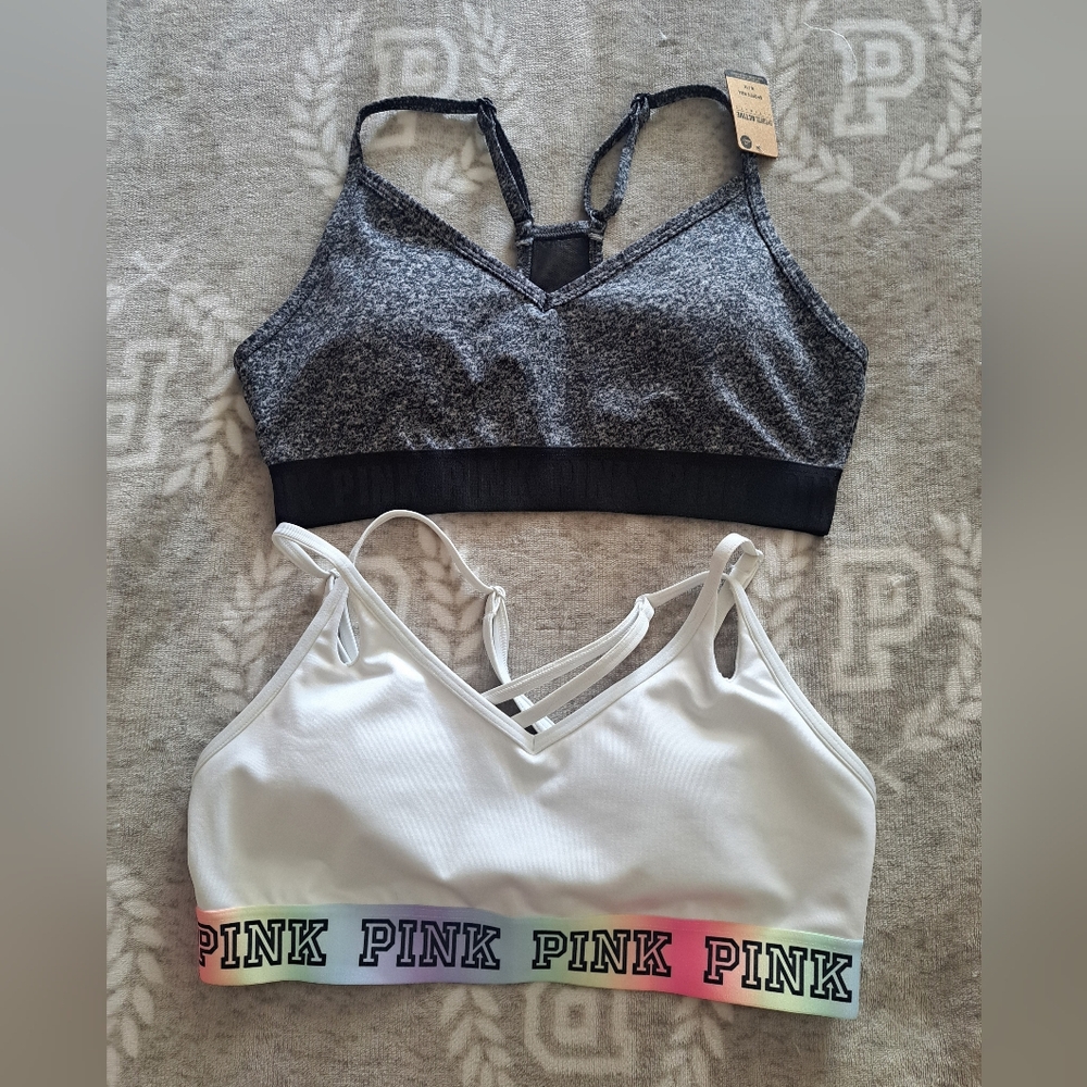 PINK sports bras bundle (M) NWT